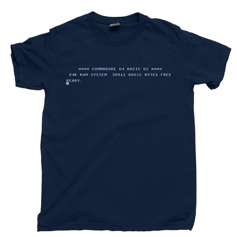Gaming Console Old School - C64 Boot T Shirt Commodore 128