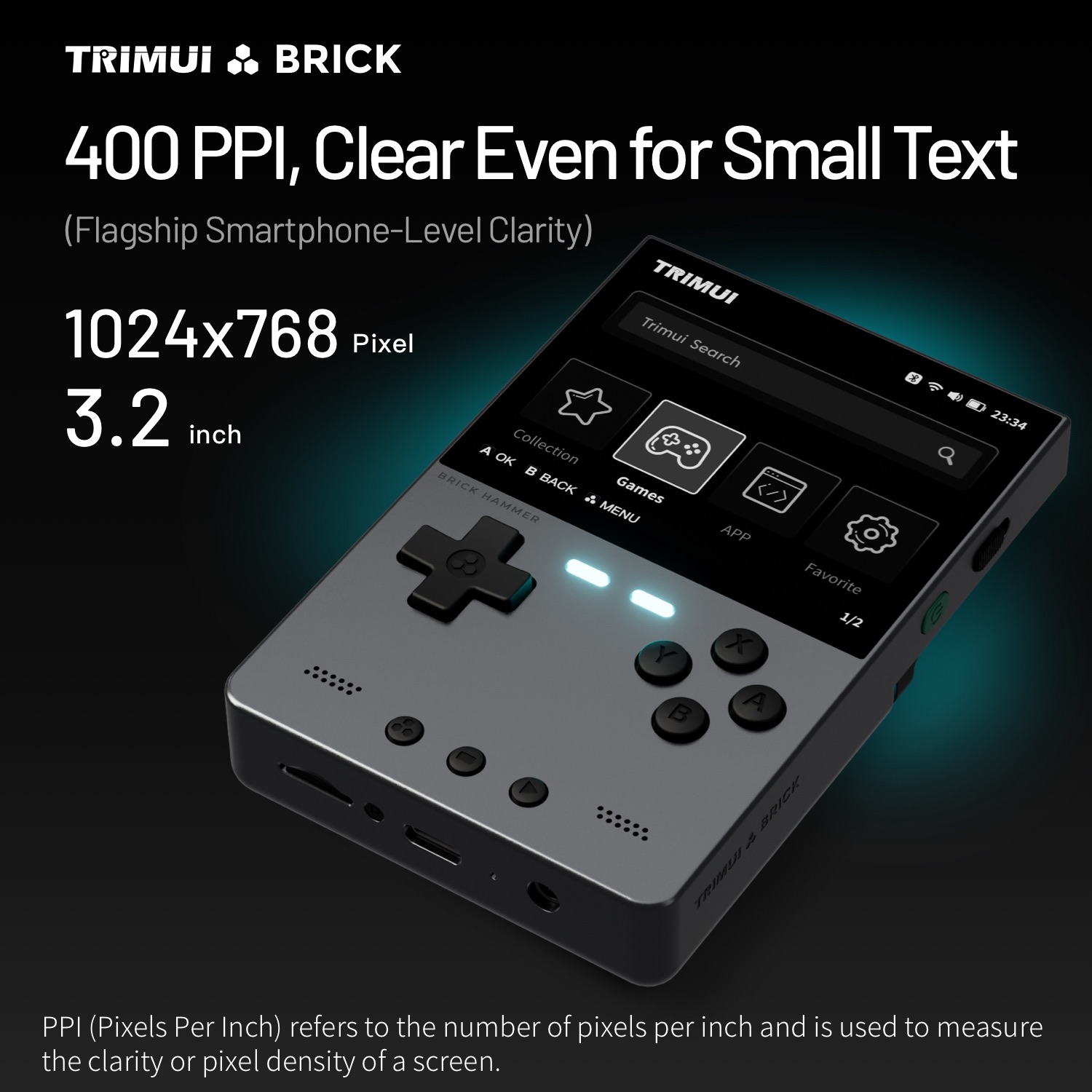 TRIMUI BRICK Hammer Mini Metal - đánh giá và giá Gaming Console Handheld Best