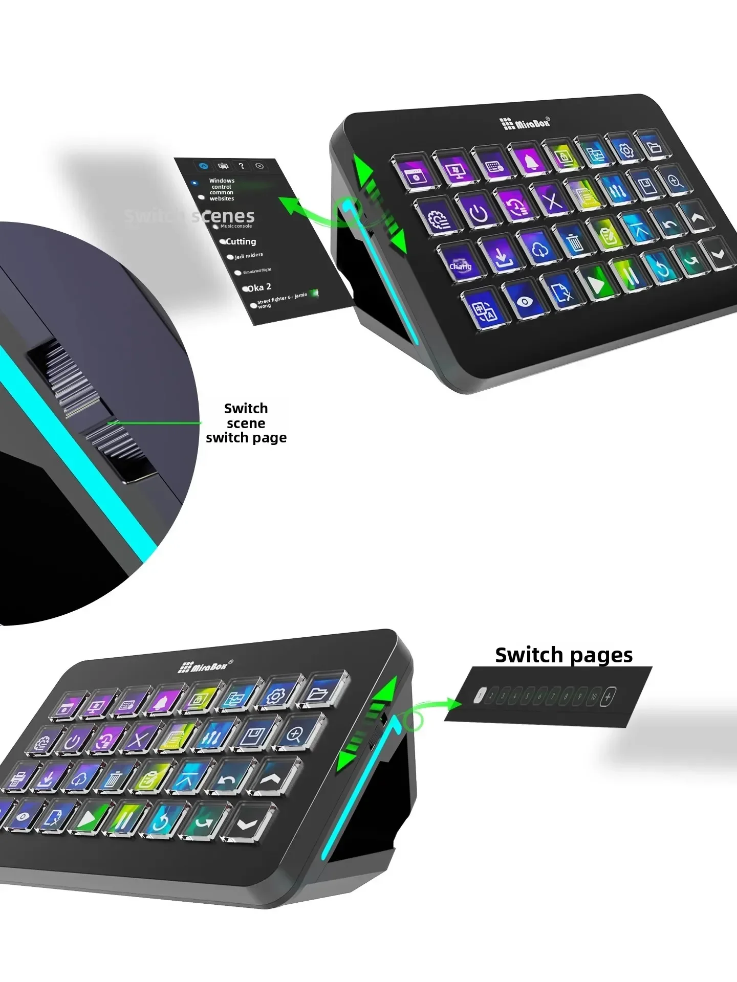 Mirabox XL Stream Deck Macro K - đánh giá và giá Gaming Console With Keyboard
