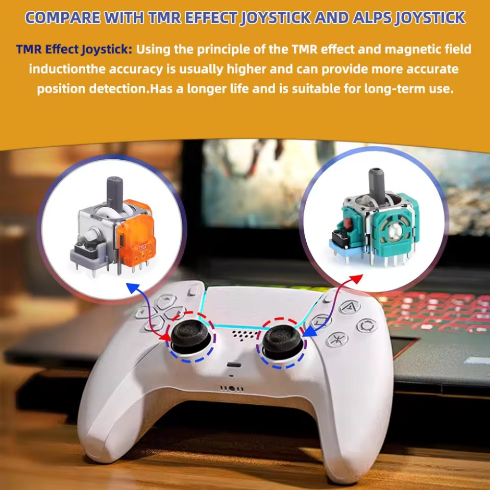 2-10Pcs Replacement TMR Effect - đánh giá và giá Sony Controller Dualsense