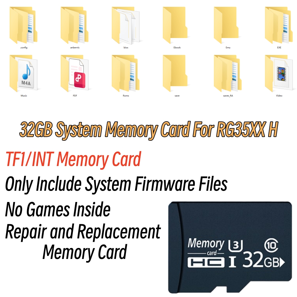 32GB TF1 Memory Card For RG35X - đánh giá và giá Gaming Console Kit
