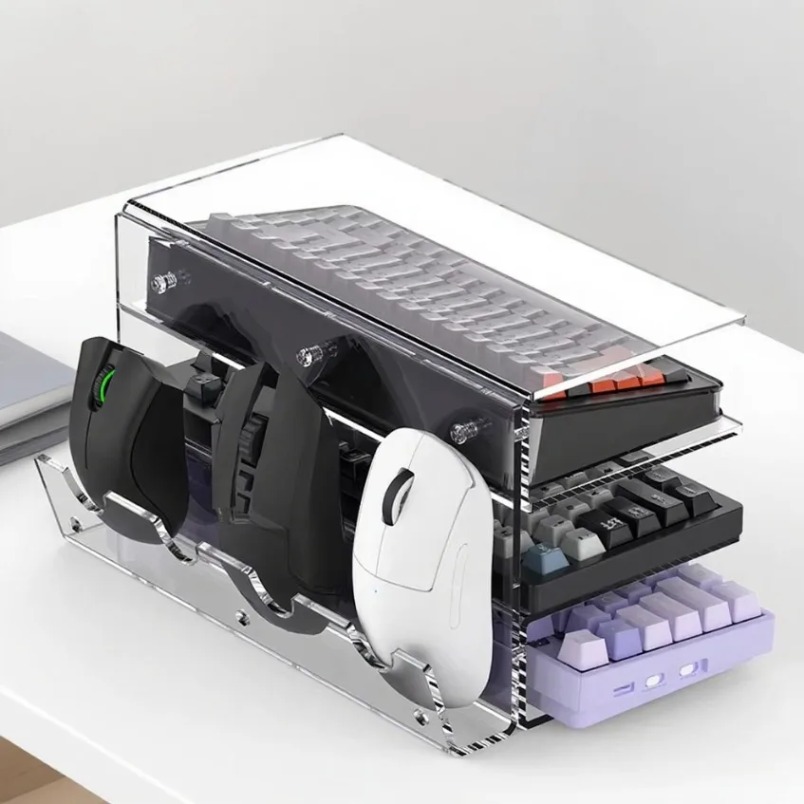 Keyboard Stand 3 Tier Acrylic  - đánh giá và giá Gaming Console With Keyboard