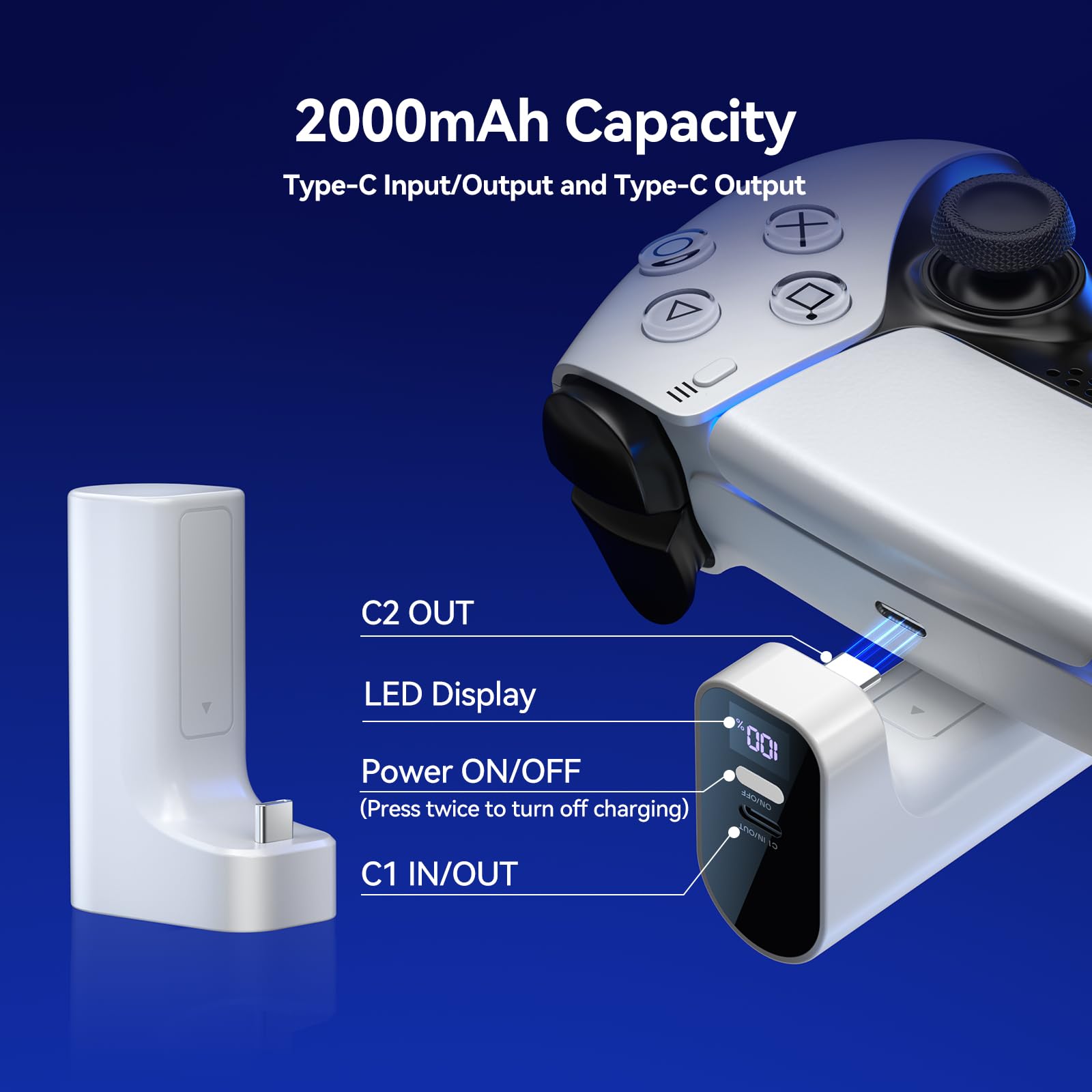Charger for PS5 Controller, Ba - đánh giá và giá Sony Controller Dualsense