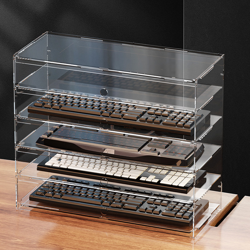 Premium Clear Acrylic Dustproo - đánh giá và giá Gaming Console With Keyboard