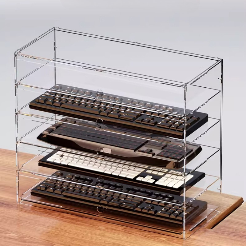 Premium Clear Acrylic Dustproo - đánh giá và giá Gaming Console With Keyboard