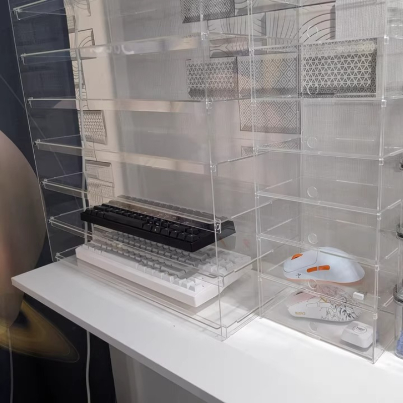 Premium Clear Acrylic Dustproo - đánh giá và giá Gaming Console With Keyboard