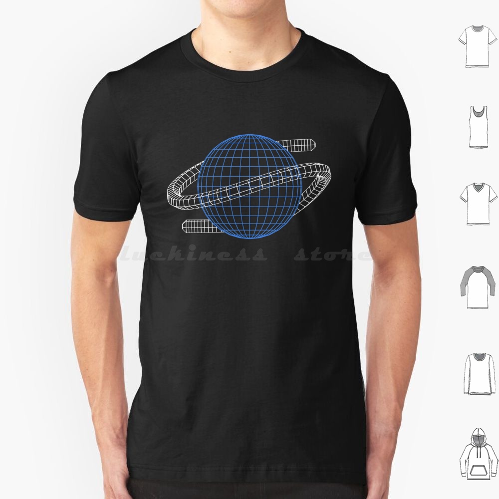 Saturn Wireframe T Shirt Men W - đánh giá và giá Gaming Console In 90S
